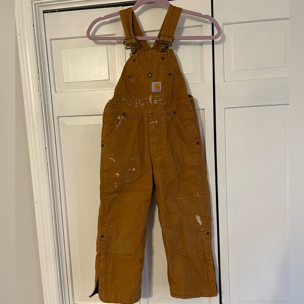 Kids size 5 Carhartt Overalls